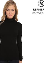 Womens Long Sleeve Turtleneck Tee