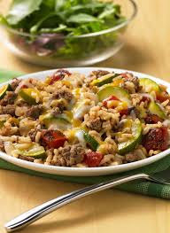 Zucchini Beef Rice Skillet Recipes Ground Beef Recipes Healthy Recipes