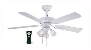 Eurofans New Jersey 42 White Ceiling Fan Light Remote Control 509361