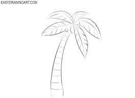 how to draw a palm tree palm tree drawing palm tree drawing easy palm tree sketch
