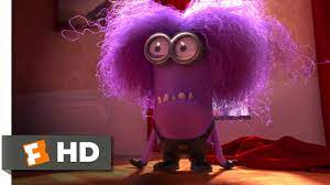 Despicable me 2 purple evil minion coloring page for kids printable. Despicable Me 2 9 10 Movie Clip The Purple Minion Attacks 2013 Hd Youtube