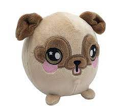 Squeezamals Bryce Pug 3 5 Super Squishy Foam Stuffed Animal Squishy Squeezable Cute Soft Adorable Elephant Stuffed Animal Pugs Animal Dolls