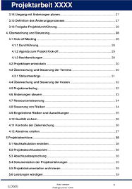 Die projektarbeit hat den kriterien wissenschaftlichen arbeitens zu genügen und soll in der regel 20 bis 30 seiten umfassen (inhaltlicher teil: Projektarbeit Xxxx Projektdokumentation Operative Professional It Projektleiter Pdf Kostenfreier Download