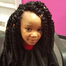 Use a cool hair accessory to fasten braids for kids into a cute little updo hairstyle. Crochet Braids Hairstyles For Kids Kids Hairstyle Haircut Ideas Designs And Diy