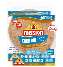 How many carbohydrates in a large flour tortilla? Mission Foods Carb Balance Whole Wheat Soft Taco 8 Ct 2 Bags 0g Trans Fat Per Serving Amazon Com Grocery Gourmet Food