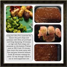 Ultra Pro Casserole Pan To Cook Pork Chops Potatoes And Brownies Check It Out At Www Tupperstars Net Tupper Cooking Whole Chicken How To Cook Rice Cooking