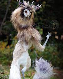 Gryfaun is a work of art in the form of dolls that were created and photographed directly by an artist from texas named anya boz. Anya Boz On Instagram Gryfaun Room Guardian For Auction Link In Bio The Gryfaun Is A Hybrid Between A Faun And A Creature Art Cute Little Animals Creatures