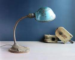 Shop for gooseneck lamp vintage at alibaba.com and save time and money on major roadwork projects. Antique Gooseneck Desk Lamp Art Deco Lamp Rustic Industrial Vintage Eagle Lamp