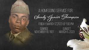 Homegoing Service for Sandy Junior Thompson