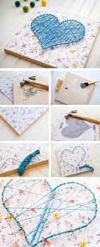 La technique du fil tendu (string art) permet de réaliser de jolis tableaux décoratifs originaux. 1001 Modeles Et Astuces Pour Apprendre La Technique De Fil Tendu