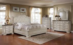 All of our bedroom sets are built to be durable and stylish. Buy Mcferran B1000 King Panel Bedroom Set 4 Pcs In Antique White Vinyl Online