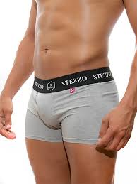 La cintura elástica blanca es flexible y no. Stezzo Vivere Brand Boxers Packs Underwear For Men