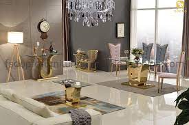 Glass top dining room sets are contemporary, easy to clean and pleasing to the eye. China Wholesale Cheap Price Home Furniture Tempered Glass Top Gold Legs Dining Room Table D09 China Glass Table Dining Table