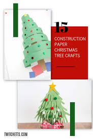 Download 15 Fun Construction Paper Christmas Trees For Kids Twitchetts PSD Mockup Templates
