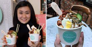 If you find that it sounds weird, don't back away just yet; Malaysian Girl Creates Nasi Lemak Flavoured Ice Cream And Locals Are Loving It World Of Buzz