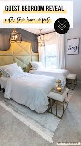 Reveal Sprucing Up The Guest Room Master Bedroom For The Holidays With Home Depot Never Skip Brunch Guest Room Decor Guest Room Furniture Home