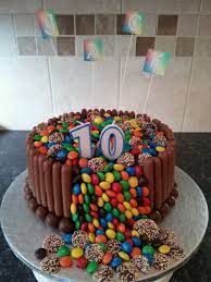 Place all the chocolate cake ingredients in a large bowl and beat together until the cake mixture is even and well combined. Kids Chocolate Overload Cake Cake Chocolate Birthday Cake Decoration Chocolate Birthday Cake Kids