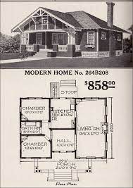 This sears bungalow house plan first appeared in the 1915 catalog. Sears Roebuck Bungalow House Plan Modern Home No 264b208 Hipped Roof Craftsman Style