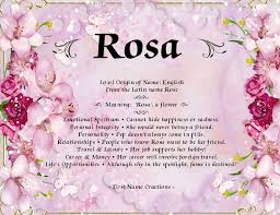 Rosa Jpg 845 648 Pixels Names With Meaning Names Meant To Be