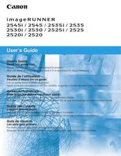 Achetez des imprimantes et de l'encre sur la boutique canon officielle. Canon Imagerunner 2525i Manuals Manualslib