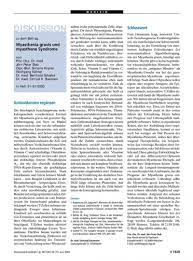 Check spelling or type a new query. Myasthenia Gravis Und Myasthene Syndrome Schlusswort