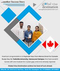 Congratulations To Rupinder Kaur From Mansa For Grant Of Canada Student Visa For Yorkville University Student Social Media Banner Success Stories