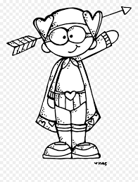 Maybe you would like to learn more about one of these? Melonheadz Superhero Clipart Black And White Melonheadz Valentine Clip Art Png Download 5505829 Pinclipart