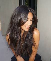 Pinterest Deborahpraha Kim Kardashian Messy Wavy Hair Style Kardashian Hair Kim Kardashian Long Hair Kim Kardashian Hair