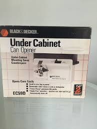 Black And Decker Under Cabinet Can Opener Black Decker Ec59d Spacemaker Under Cabinet Electric Can Opener Made In Usa Ebay Electric Can Opener Under Cabinet Can Opener