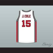 Regular price $84.99 sale price $44.99 J Cole 15 St John S White Basketball Jersey Boriz