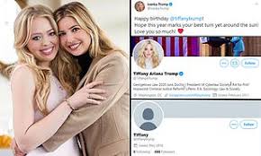 Ivanka Trump Is Trolled For Tagging The Wrong Twitter Account In Tiffany Birthday Post Daily Mail Online @ a brilliant tiffany holiday. ivanka trump is trolled for tagging the