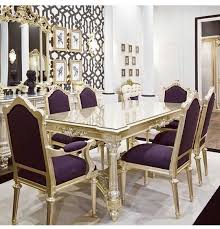Luxury Purple And Gold Dining Room Gold Dining Room Luxury Living Room Design Gold Living Room Decor