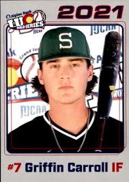 2021 Shelton State Buccaneers Juco Cards #5 Griffin Carroll Alexandria  Alabama