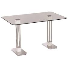 Justhome luxury dining room kitchen modern design rectangular wood top expandable extendable white gloss dining table. Neo 150064e Rectangular Dining Table With Glass Top Neo Horeca Furniture