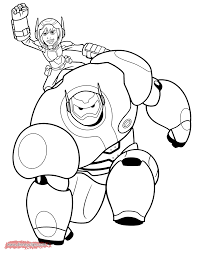 All of it in this site is free, so you can print them as many as you like. Big Hero 6 Coloring Pages Disneyclips Com