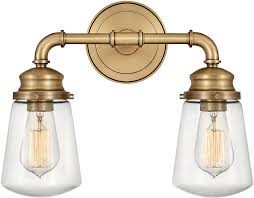 Hinkley 5032hb Fritz Modern Heritage Brass 2 Light Bathroom Lighting Hin 5032hb