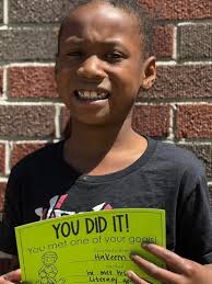 Ms. Stokes' Kindergarten class set their own goals and help track their own  data and growth throughout the year. ALL of them have officially met their  big Literacy goals for the year!