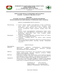 Dapoer nyonyah jenis ukm : Sk Aturan Tata Nilai Budaya Dalam Pelaksanaan Ukm Puskesmas