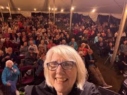 National storytelling festival lineup and crowd
