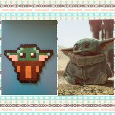 Baby Yoda Perles Hama Beading Patterns Character Pattern