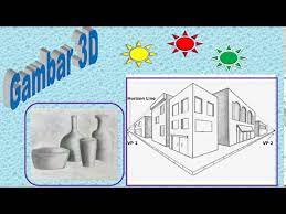 Sbdp Tema 4 Kelas 4 Gambar Tiga Dimensi Youtube
