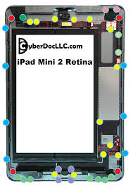 Ipad Mini 2 Retina Screw Chart Mat Magnetic Repair Tool Screwphilic Cyberdocllc Iphone And Apple Products Hardware Repair Solutions