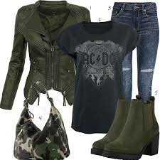 Zwei tage bin ich nicht aus den klamotten herausgekommen (war ich ununterbrochen im einsatz, im. Damenoutfit Mit Dunkelgrunen Boots Shopper Und Lederjacke Outfits4you De Outfit Lederjacke Lederjacke Frauen
