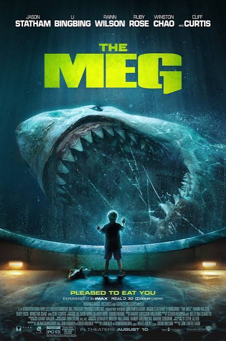 The Meg movie poster (n) - 11" x 17" - Jason Statham - 2018 | eBay