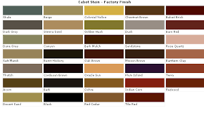 Cabot Factory Wood Stain Colors Fence