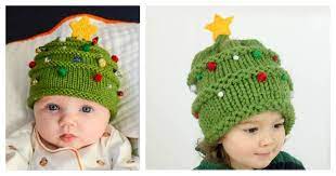 Christmas Tree Hat Free Knitting Pattern Christmas Tree Hat Baby Hats Knitting Christmas Knitting