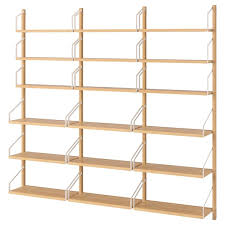 Svalnas تشكيلة أرفف حائطية خيزران Ikea