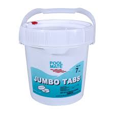 Pool Mate 1 1407 Jumbo 3 Inch Chlorine Tablets 7 Pound Pool Chlorine Pool Shock Pool Chemicals