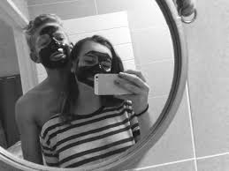 Black And White Mirror Selfie Couple Goals Pin By Hannah Coaker On J Couple Goals Mirror Selfie Couples