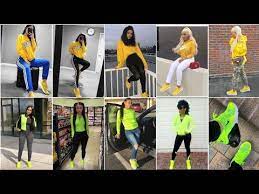 Yellow Sneakers For Ladies Yellow Sneakers Outfit Ideas Neon Sneakers Neon Sneakers Outfits Youtube
